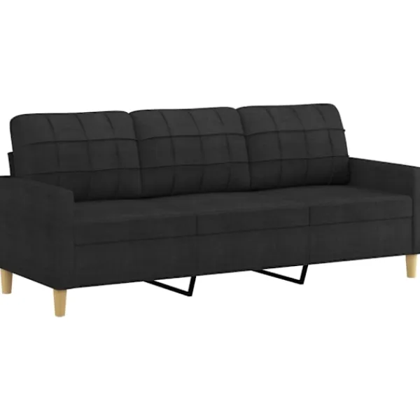 vidaXL Soffor>Soffgrupp med dynor 4 delar tyg