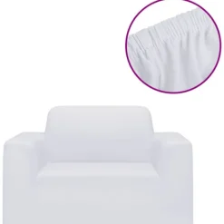vidaXL Soffor>Sofföverdrag med stretch polyesterjersey