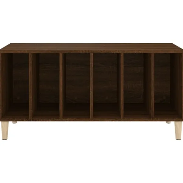 vidaXL Tv-Bänkar>Stereobänk ek 100x38x48 cm konstruerat trä