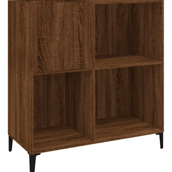 vidaXL Tv-Bänkar>Stereobänk ek 84,5x38x89 cm konstruerat trä