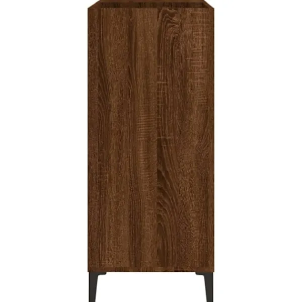 vidaXL Tv-Bänkar>Stereobänk ek 84,5x38x89 cm konstruerat trä