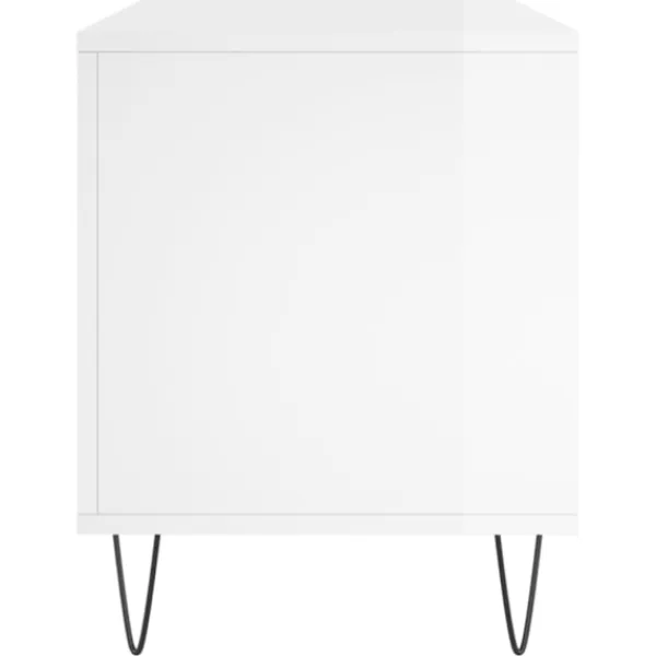 vidaXL Tv-Bänkar>Stereobänk högglans 100x38x48 cm konstruerat trä