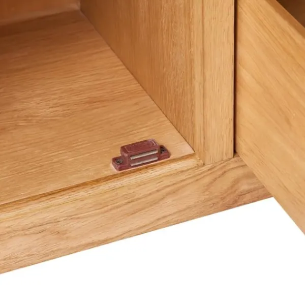 vidaXL Sideboards>Stor Skänk med 3 lådor 110 x 33,5 70 cm Ek