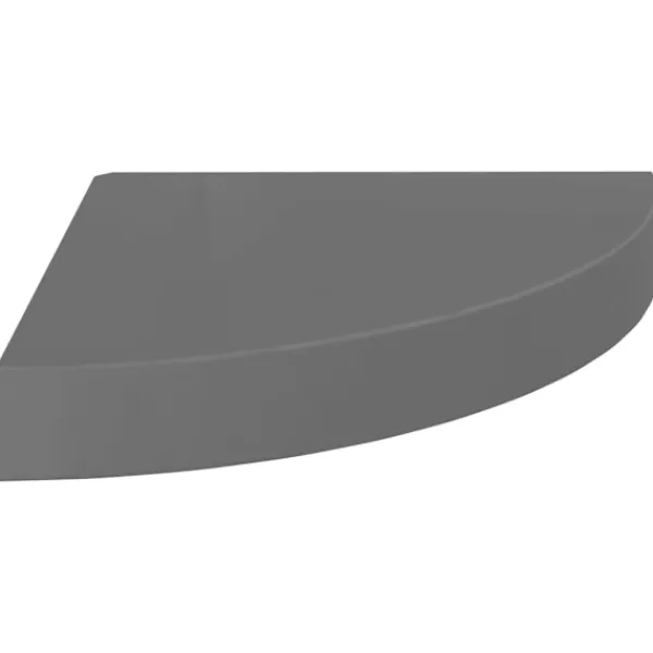 vidaXL Hyllor>Svävande hörnhyllor 4 st högglans 25x25x3,8 cm MDF