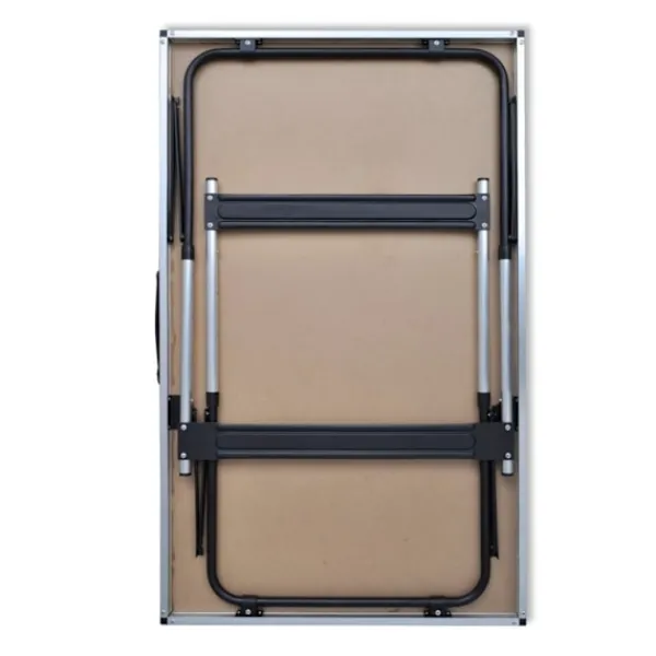 vidaXL Småbord>Tapetbord i 3 delar hopfällbar, justerbar höjd - 100x60cm