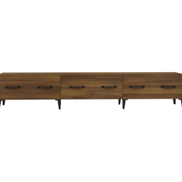 vidaXL Tv-Bänkar>Tv-bänk ek 150x34,5x30 cm konstruerat trä