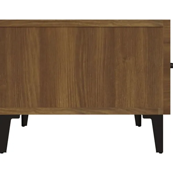 vidaXL Tv-Bänkar>Tv-bänk ek 150x34,5x30 cm konstruerat trä