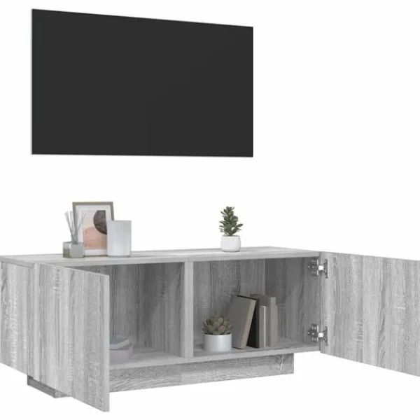 vidaXL Tv-Bänkar>TV-bänk sonoma 100x35x40 cm konstruerat trä