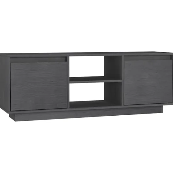 vidaXL Tv-Bänkar>Tv-bänk 110x30x40 cm massiv furu