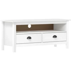 vidaXL Tv-Bänkar>TV-bänk Hill 110x40x47 cm massiv furu