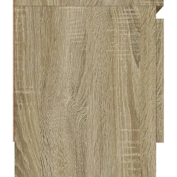 vidaXL Tv-Bänkar>TV-bänk med dörr sonoma-ek 102x30x36 cm