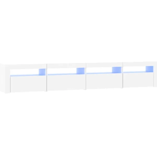 vidaXL Tv-Bänkar>Tv-bänk med LED-belysning 240x35x40 cm