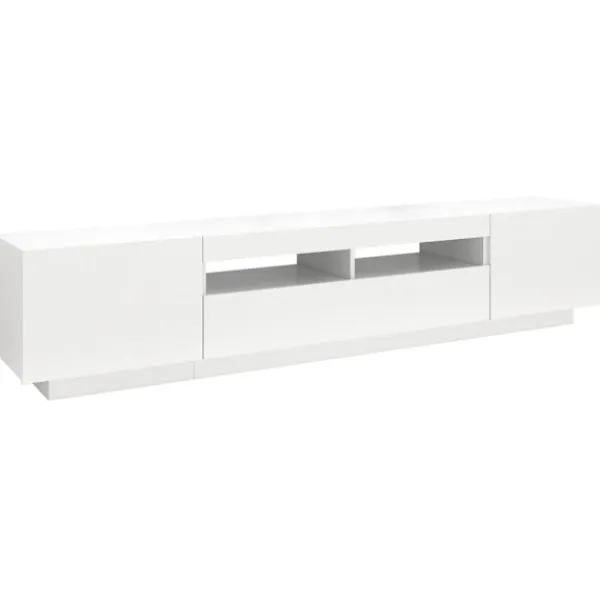 vidaXL Tv-Bänkar>TV-bänk med LED-belysning 200x35x40 cm