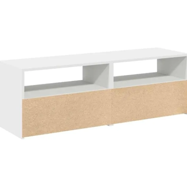 vidaXL Tv-Bänkar>TV-bänk med LED-belysning 2 delar 60x35x40 cm