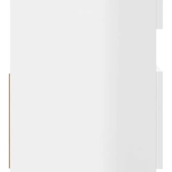 vidaXL Tv-Bänkar>TV-bänk med LED-belysning högglans 120x35x40 cm
