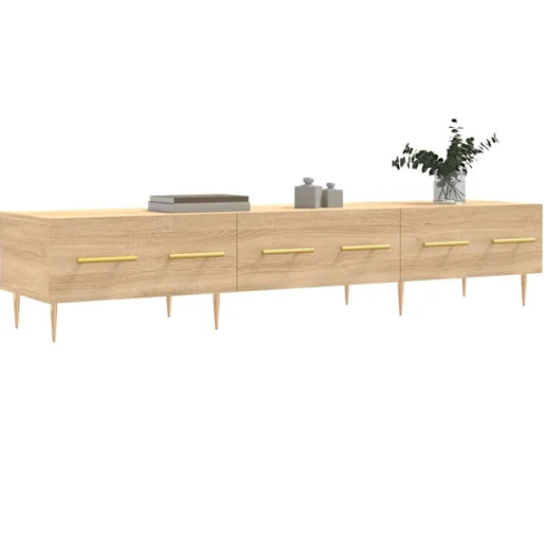 vidaXL Tv-Bänkar>Tv-bänk sonoma ek 150x36x30 cm konstruerat trä