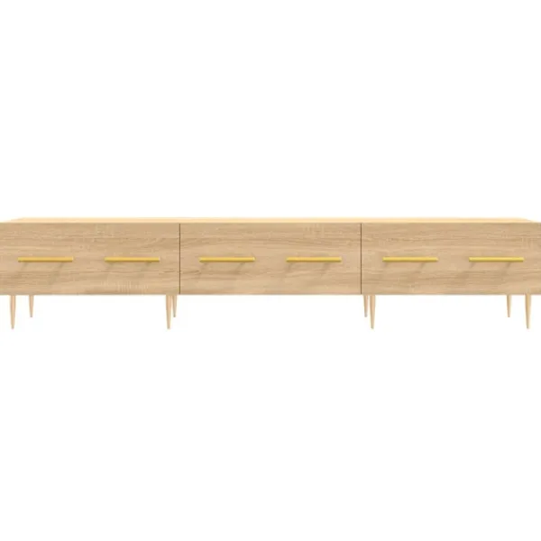 vidaXL Tv-Bänkar>Tv-bänk sonoma ek 150x36x30 cm konstruerat trä