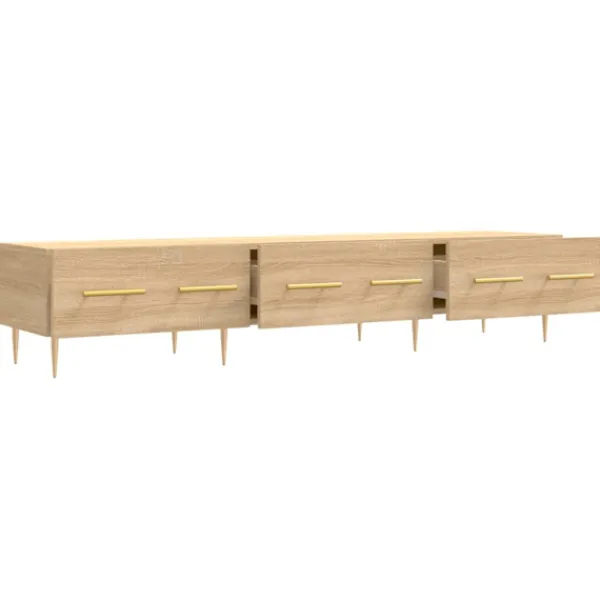 vidaXL Tv-Bänkar>Tv-bänk sonoma ek 150x36x30 cm konstruerat trä
