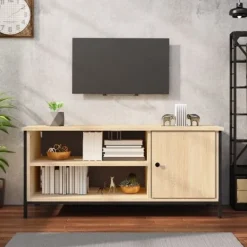 vidaXL Soffbord>Tv-bänk sonoma-ek 100x40x45 cm konstruerat trä