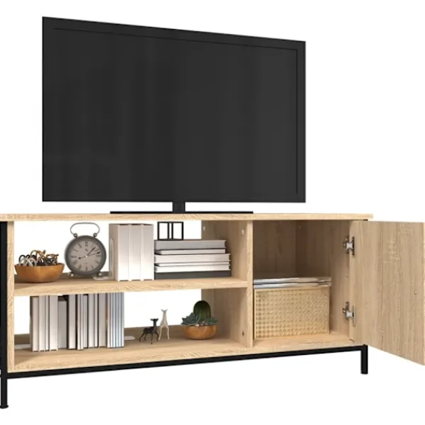 vidaXL Soffbord>Tv-bänk sonoma-ek 100x40x45 cm konstruerat trä