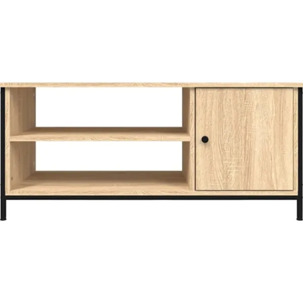 vidaXL Soffbord>Tv-bänk sonoma-ek 100x40x45 cm konstruerat trä