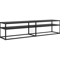 vidaXL Tv-Bänkar>Tv-bänk 180x40x40,5 cm härdat glas