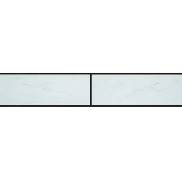 vidaXL Tv-Bänkar>Tv-bänk marmor 220x40x40,5 cm härdat glas