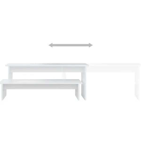 vidaXL Tv-Bänkar>Tv-bänk 180x30x43 cm konstruerat trä