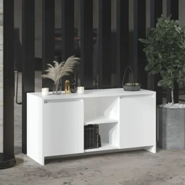 vidaXL Tv-Bänkar>Tv-bänk 102x37,5x52,5 cm konstruerat trä
