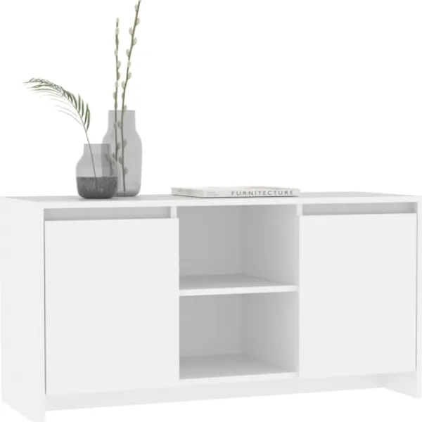 vidaXL Tv-Bänkar>Tv-bänk 102x37,5x52,5 cm konstruerat trä