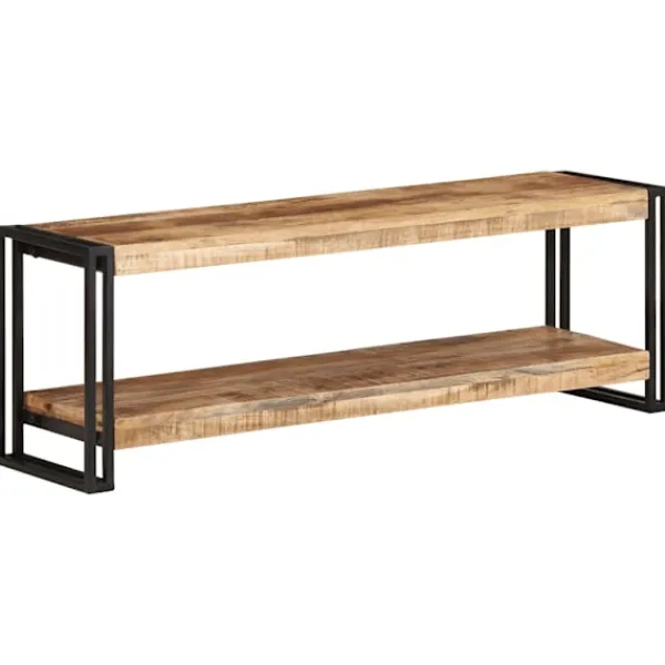 vidaXL Tv-Bänkar>TV-bänk 120x30x40 cm grovt mangoträ