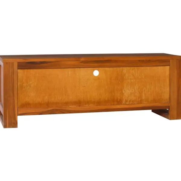 vidaXL Tv-Bänkar>TV-bänk 110x30x40 cm massiv teak