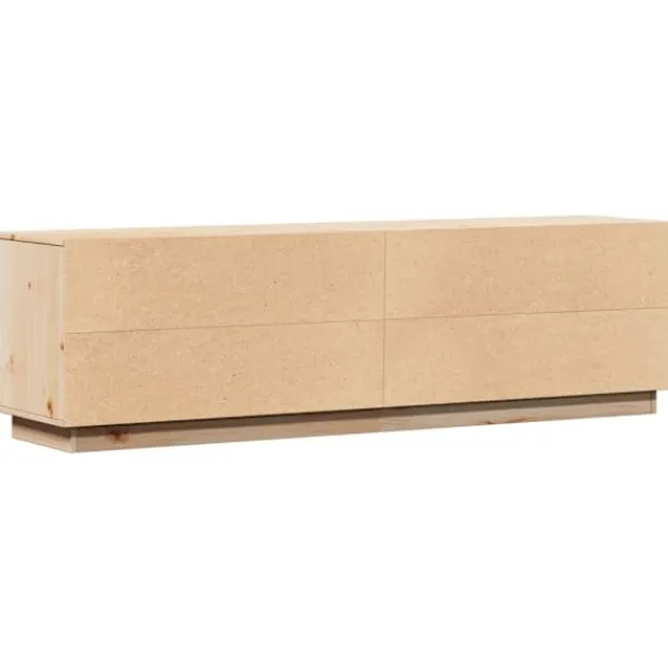 vidaXL Tv-Bänkar>Tv-bänk 156x37x45 cm massiv furu