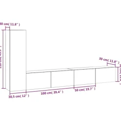 vidaXL Tv-Bänkar><noscript><img width=