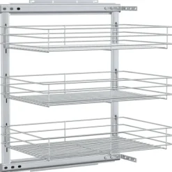 vidaXL Skåp>Utdragbar inredning köksskåp 3 hyllor 47x35x56 cm