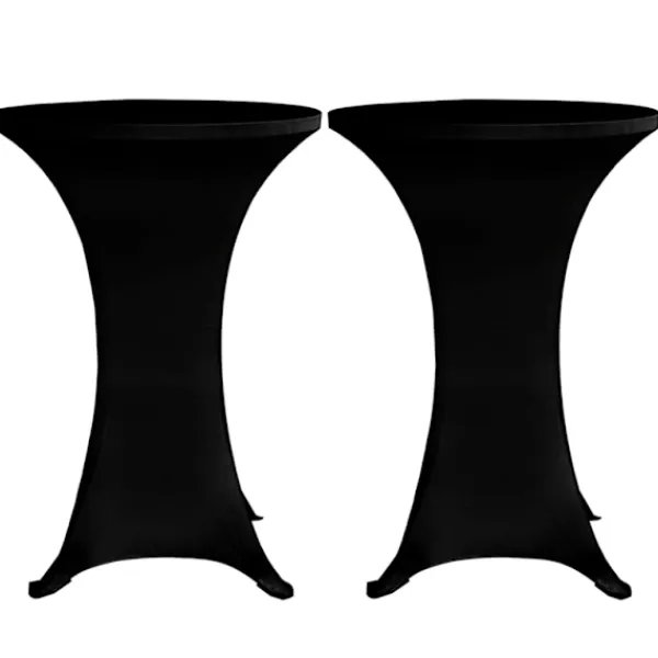 vidaXL Stolar>Överdrag till ståbord Ø60 cm stretch 4 st