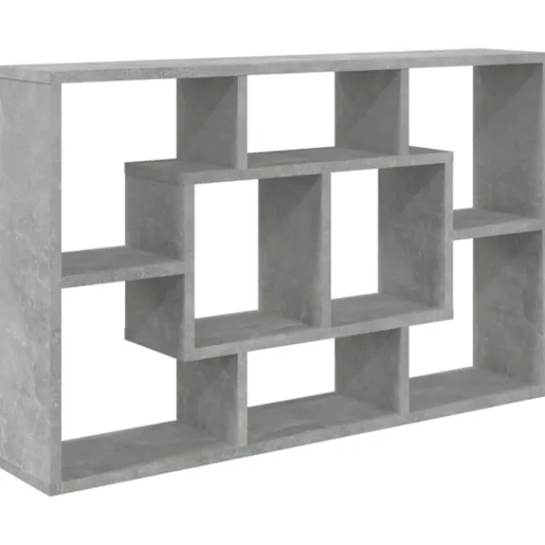 vidaXL Hyllor>Vägghylla betong 85x16x52,5 cm konstruerat trä