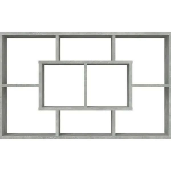 vidaXL Hyllor>Vägghylla betong 85x16x52,5 cm konstruerat trä