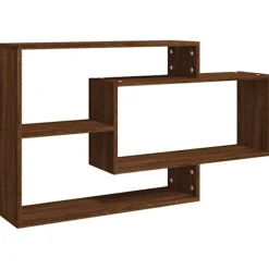 vidaXL Hyllor>Vägghylla ek 104x20x58,5 cm konstruerat trä