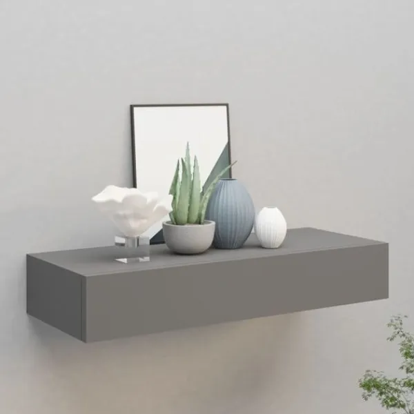 vidaXL Hyllor>Väggmonterad låda 60x23,5x10 cm MDF