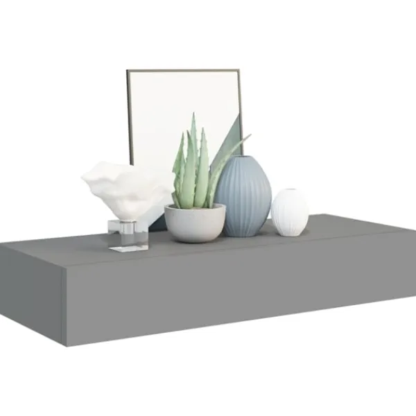 vidaXL Hyllor>Väggmonterad låda 60x23,5x10 cm MDF