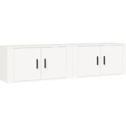 vidaXL Tv-Bänkar>Väggmonterade tv-skåp 2 st 80x34,5x40 cm