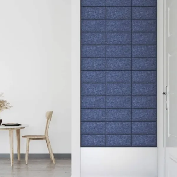 vidaXL Sängar>Väggpaneler 12 st 30x15 cm tyg 0,54 m²