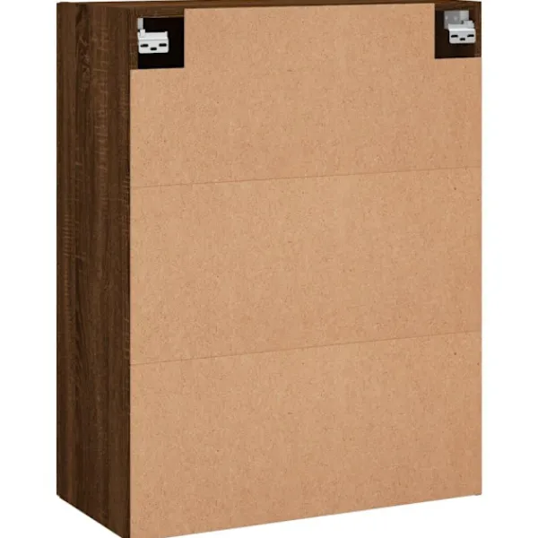 vidaXL Skåp>Väggskåp 2 st ek 69,5x34x90 cm