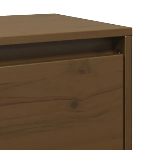 vidaXL Tv-Bänkar>Väggskåp 2 st honungs 45x30x35 cm massiv furu