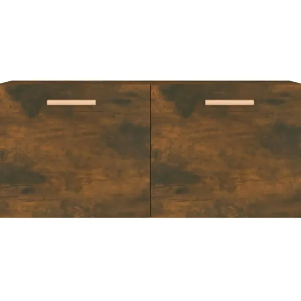 vidaXL Skåp>Väggskåp rökfärgad ek 80x35x36,5 cm konstruerat trä Brun