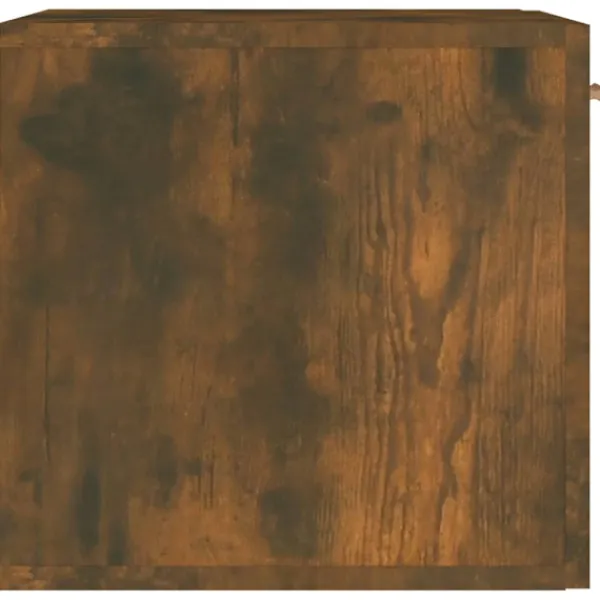 vidaXL Skåp>Väggskåp rökfärgad ek 80x35x36,5 cm konstruerat trä Brun