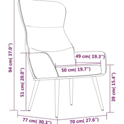 vidaXL Fåtöljer><noscript><img data-lazyloaded=
