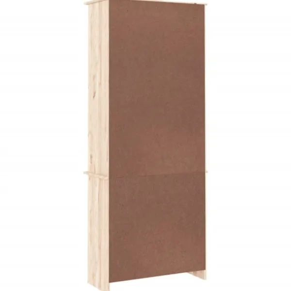 vidaXL Skåp>Vitrinskåp ALTA 77x35x186,5 cm massiv furu