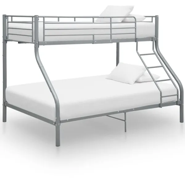 vidaXL Sängar>Våningssäng metall 140x200/90x200 cm